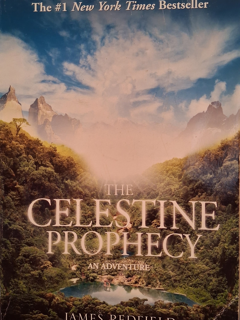The Celestine Prophecy Paperback Book - Blue & Green Cover